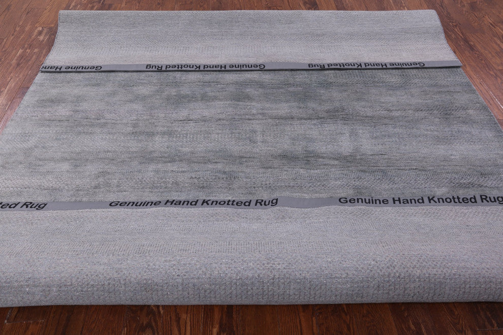 Savannah Grass Handmade Wool and Silk Rug 8' 0" X 10' 0" Q11431