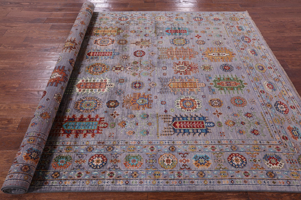 Hand Knotted Persian Wool Rug 6' 9" X 9' 8" - Q12204
