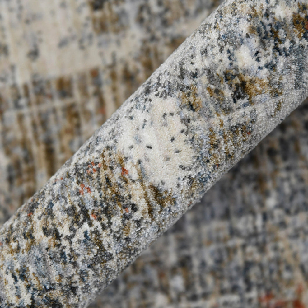 Vermont Erysse Area Rug, Gray, 2' x 3', Abstract
