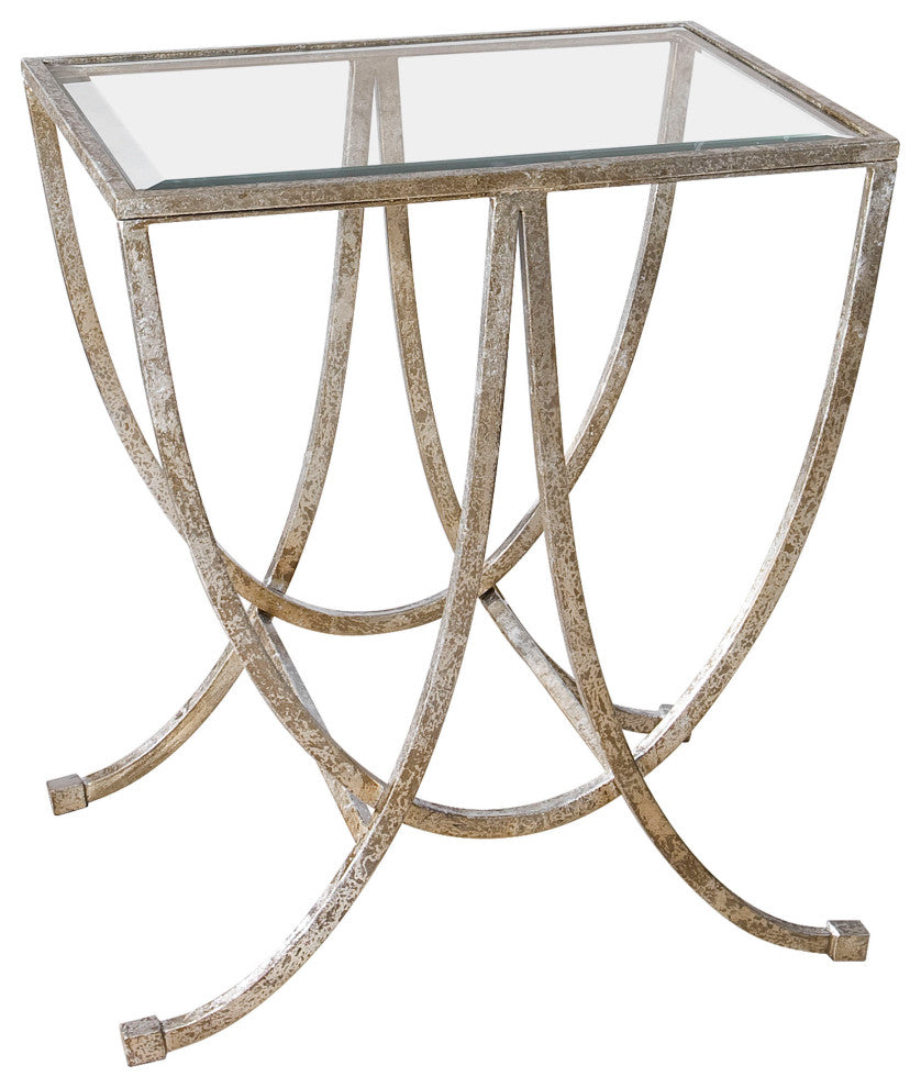 Uttermost - 24592 - Side Table - Marta - Antiqued Silver