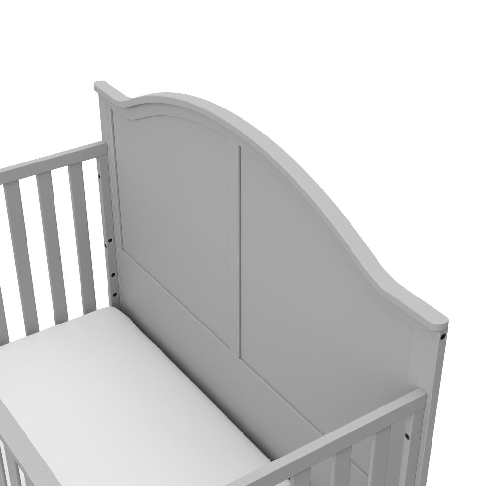 Graco Wilfred 5-in-1 Convertible Crib, Pebble Gray