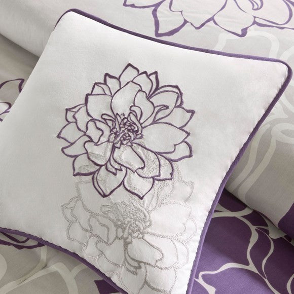 Madison Park Lola Comforter Set in Purple