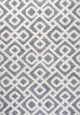 Astrid Retro Trellis High-Low Cream/Gray 8'x10' Area Rug