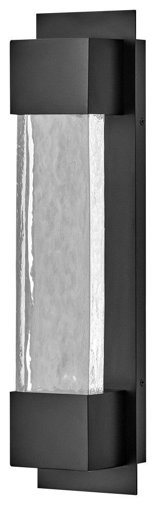 Hinkley Rune Medium Wall Mount Lantern, Black