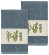 Mila 2 Piece Embellished Hand Towel Set