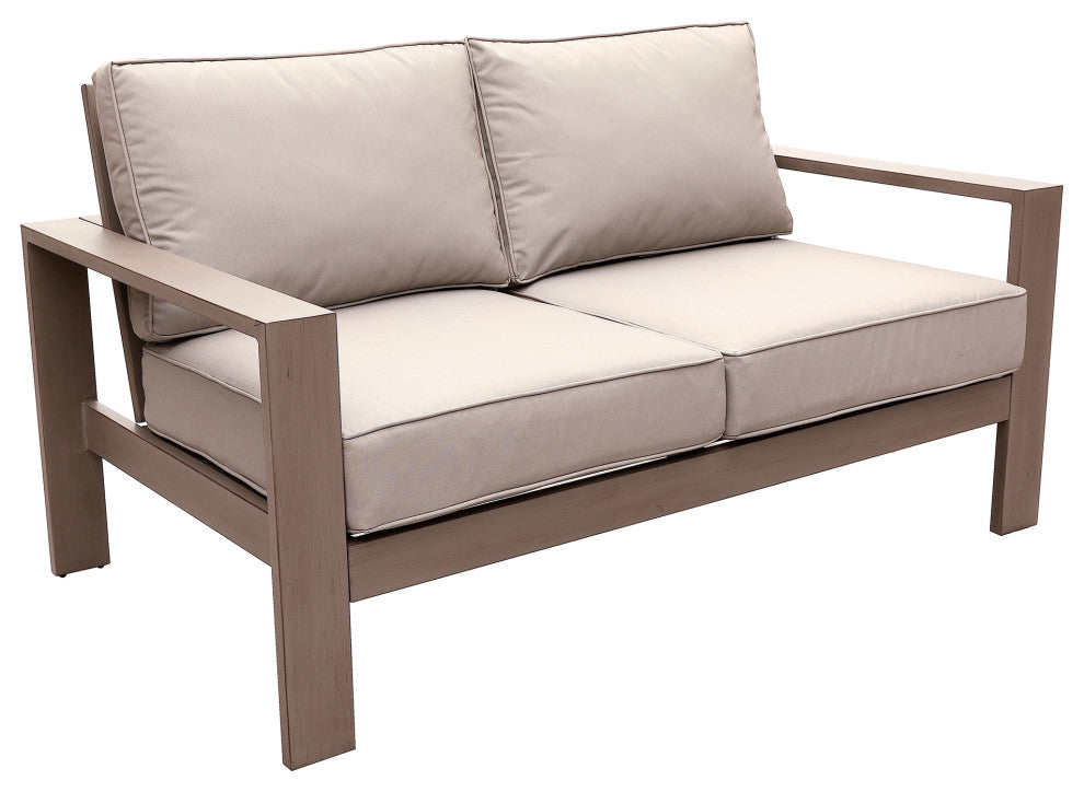 Finley 4-Piece Conversation Set, 28x5," Coffee Table, Brama/Taupe