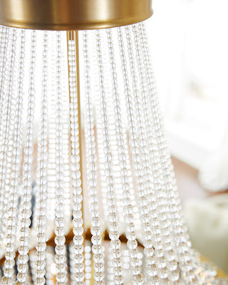 Summerhill Medium Chandelier, Burnished Brass