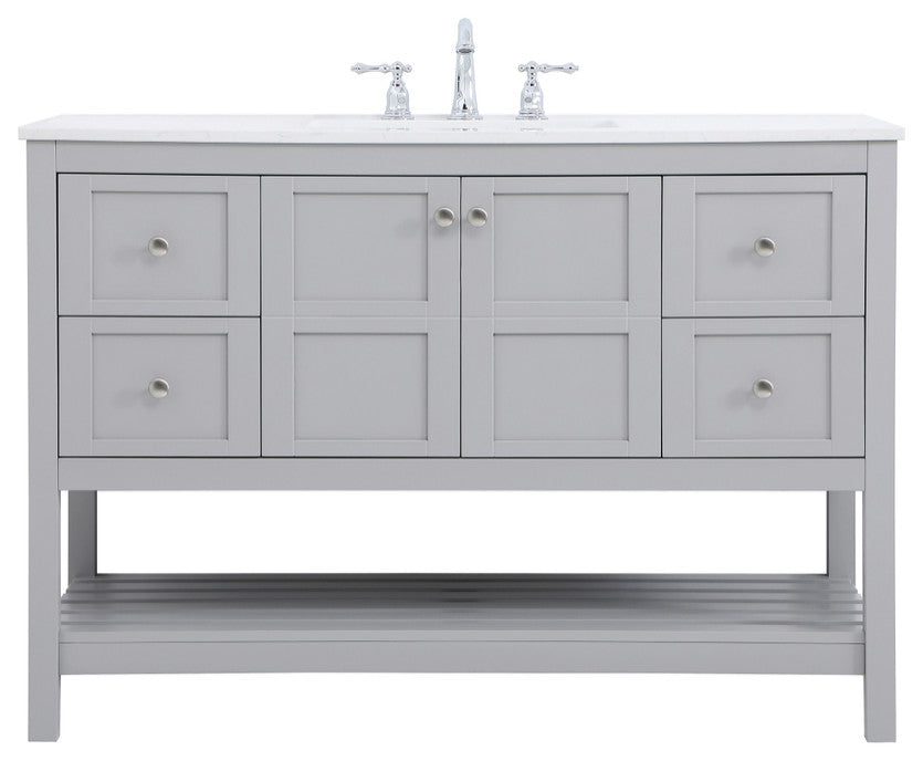 Tucker Grey 48" Single Sink Bathroom Vanity