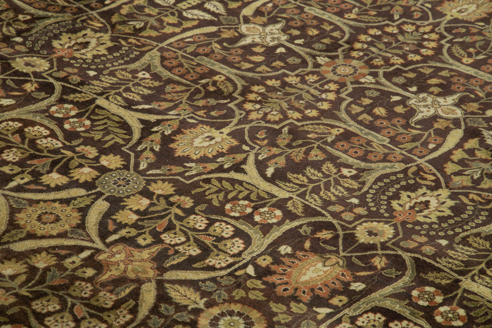 Rug N Carpet - Handmade Oriental 12' 4" x 15' 10" Oversize Oushak Area Rug