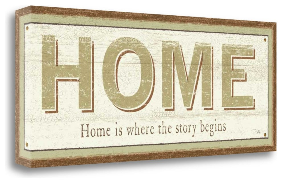 "Home" By Pela, Fine Art Giclee Print on Gallery Wrap Canvas, Ready to Hang