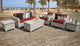 Fairmont 7 Piece Outdoor Wicker Patio Furniture Set 07d