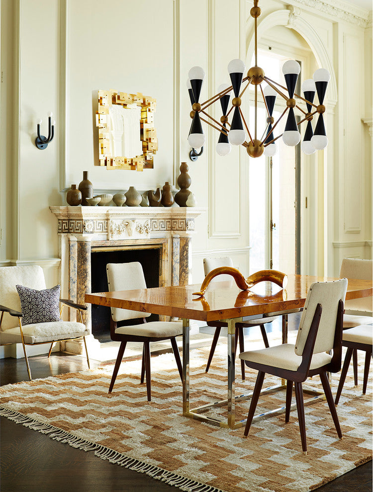 Caracas 16-Light Chandelier, Black