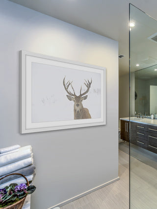 Marmont Hill, "Buck Stare" Framed Painting Print, 30x20