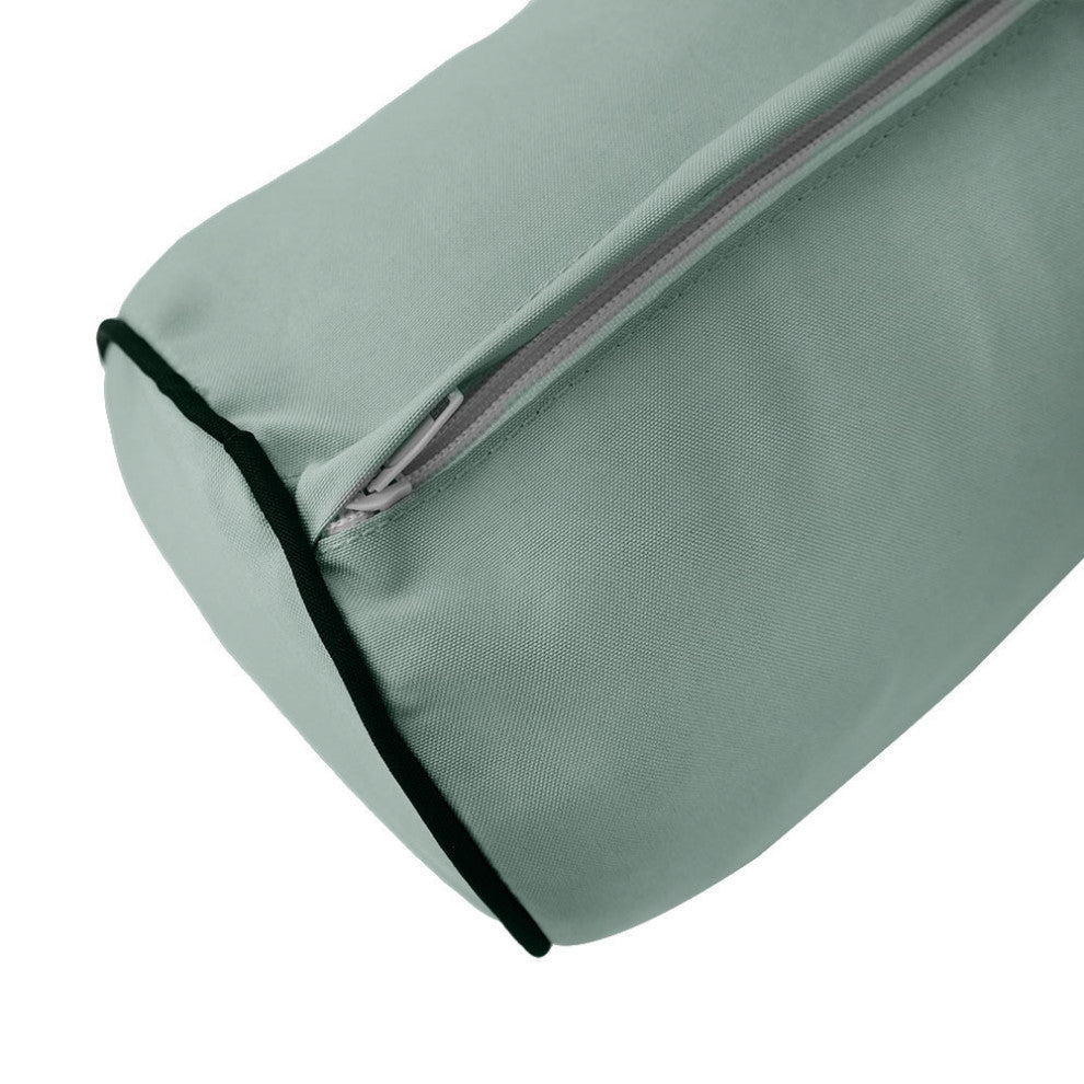 Style5 Queen Contrast Pipe Outdoor Mattress Bolster SlipCover COMPLETE SET AD002