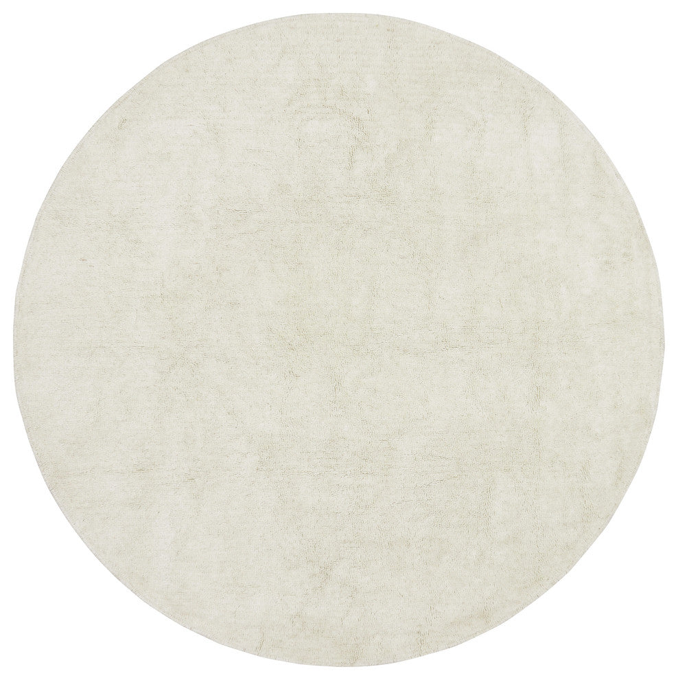 Woolable rug Round Natural