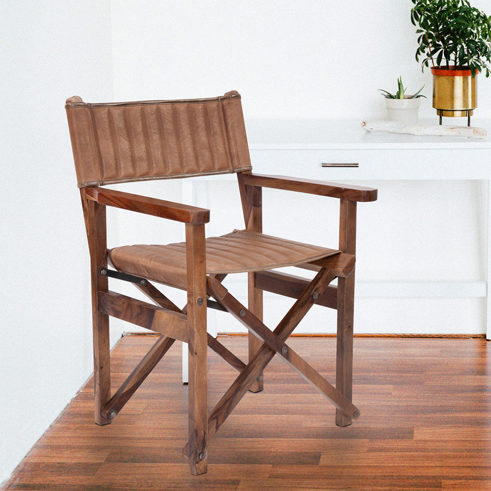 Leather Director's Chair