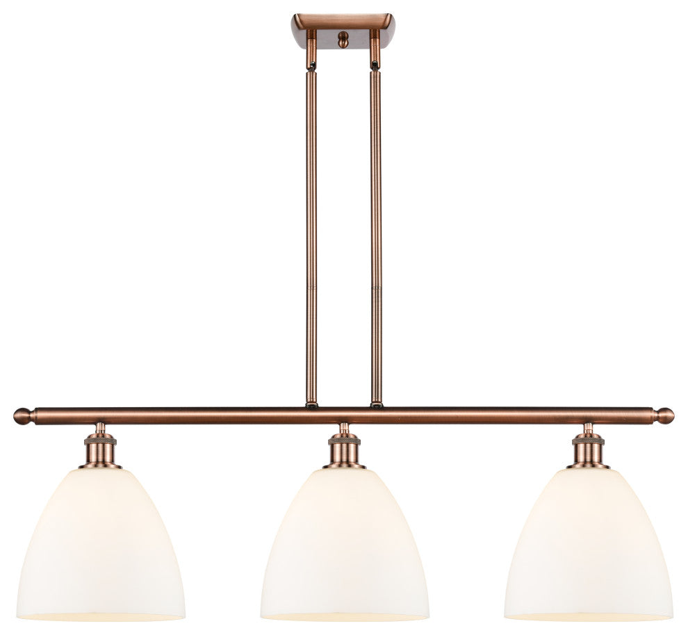 Innovations 516-3I-AC-GBD-91-LED 3 Light Island Light, Antique Copper
