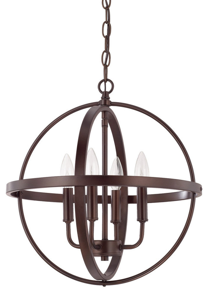 HomePlace Lighting Hartwell 4-Light Pendant 317541BZ