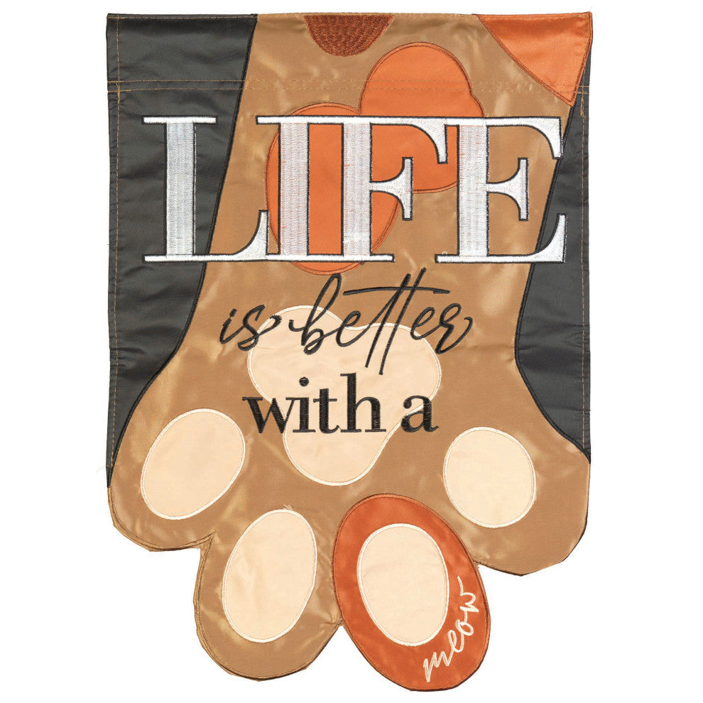 Flag Life Is Better With A Cat 29x42