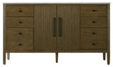 Home Living 60" Single Bathroom Vanity, Hazel Oak