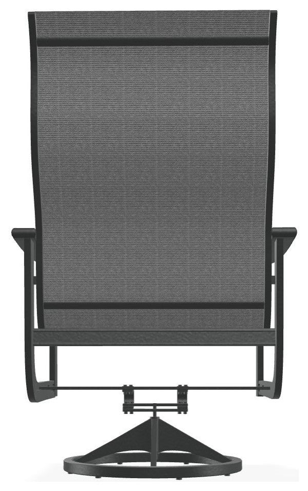St. Catherine Sling Outdoor Supreme Swivel Rocker, Titanium/Graphite