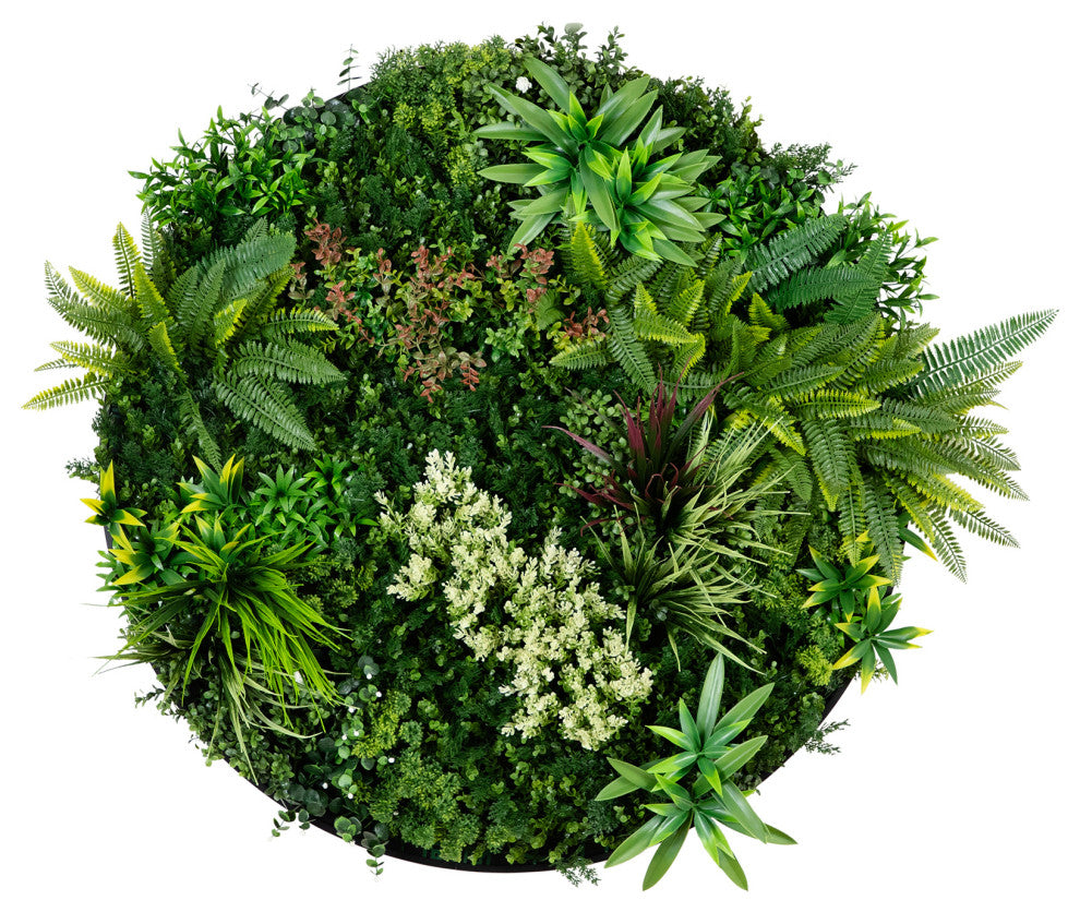38in. UV Resistant Amazon Rainforest Artificial Living Wall Art Panel