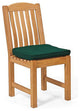 9-Piece Outdoor Teak Dining Set: 122" Rectangle Table, 8 Devon Armless Chairs