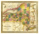 "State of New York, 1840" Digital Paper Print by David H. Burr, 24"x21"
