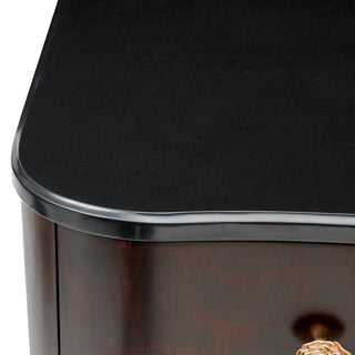 Camellia Field Dresser With Mirror, Warm Pecan