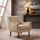 Madison Park Oxford Mid Century Low Armed Accent Chair, Sand Tan