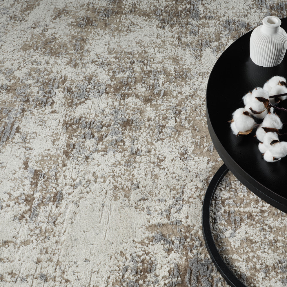 High-Low Arthur Beige/Ivory Runner