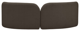 Daphne Upholstered Chair/Loveseat/Sofa, Brown, Boucle Fabric, Sofa