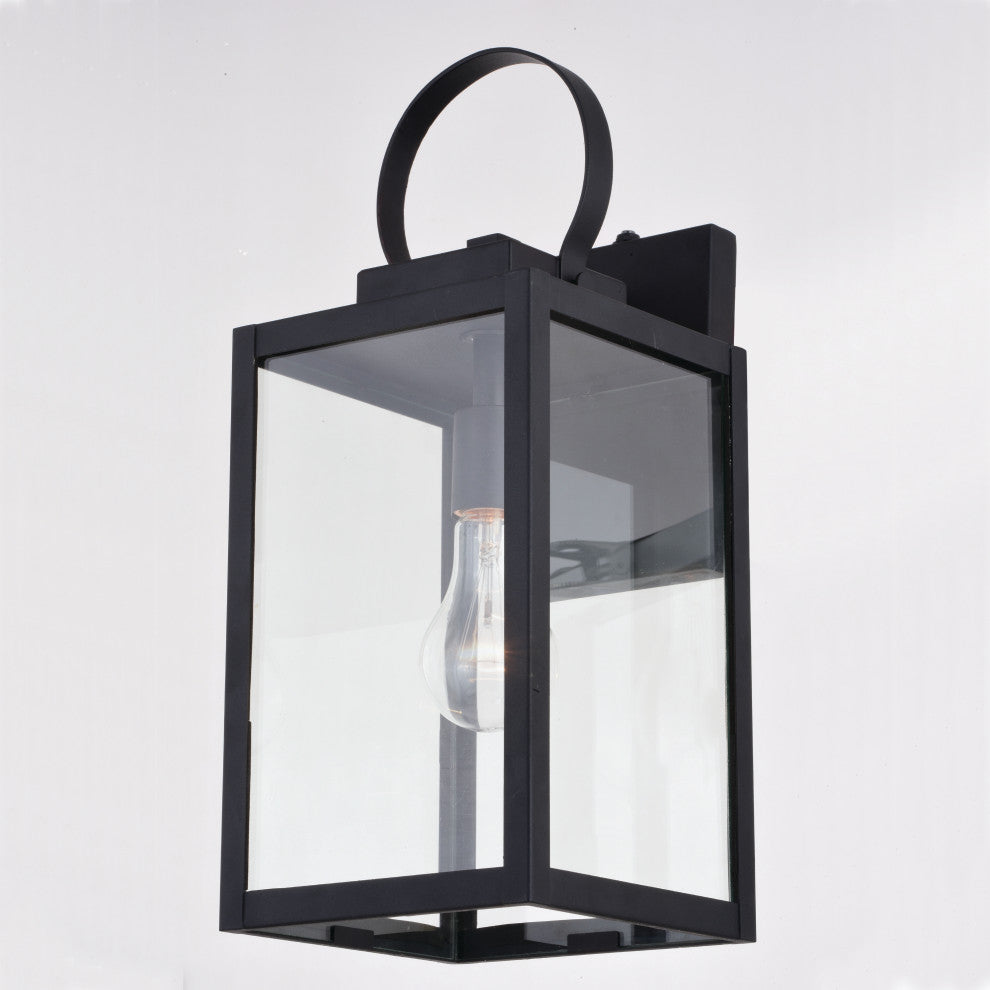 Medinah 7" Outdoor Wall Light Textured Black