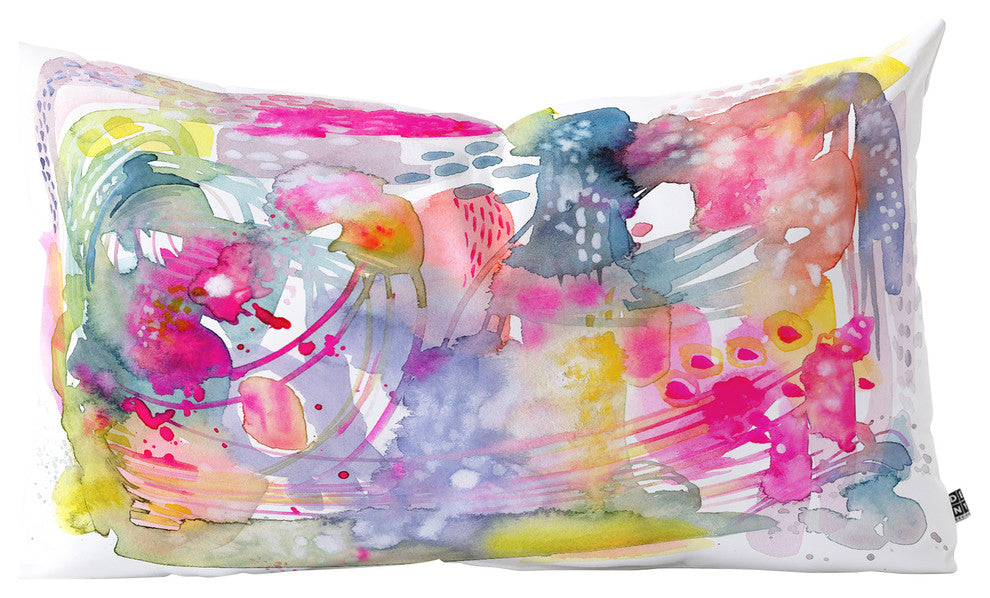 Stephanie Corfee Color Chaos Oblong Throw Pillow