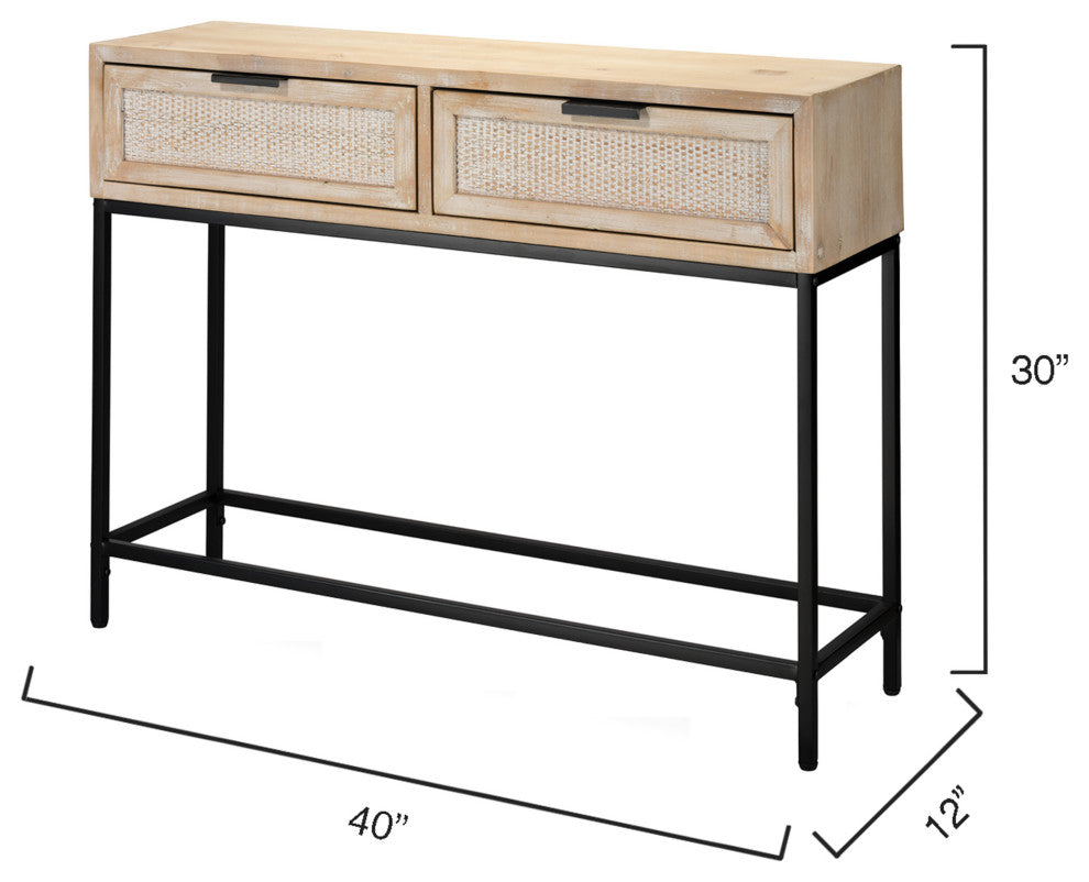 Reed Console Table