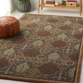 Safavieh Antiquities At613A Rug, Light Blue/Gold, 6'0" X 9'0"