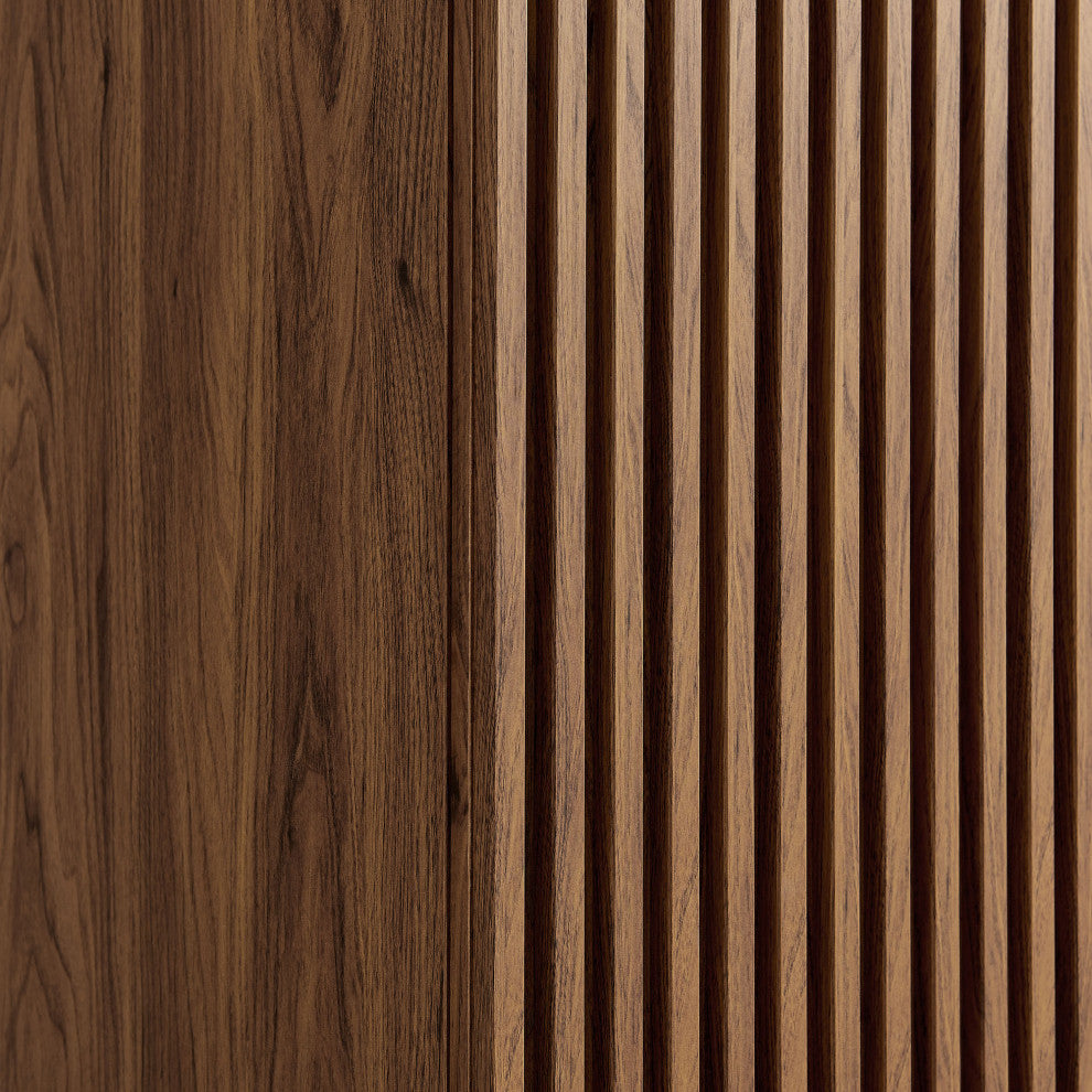 Render 2-Door Wardrobe Closet, Walnut