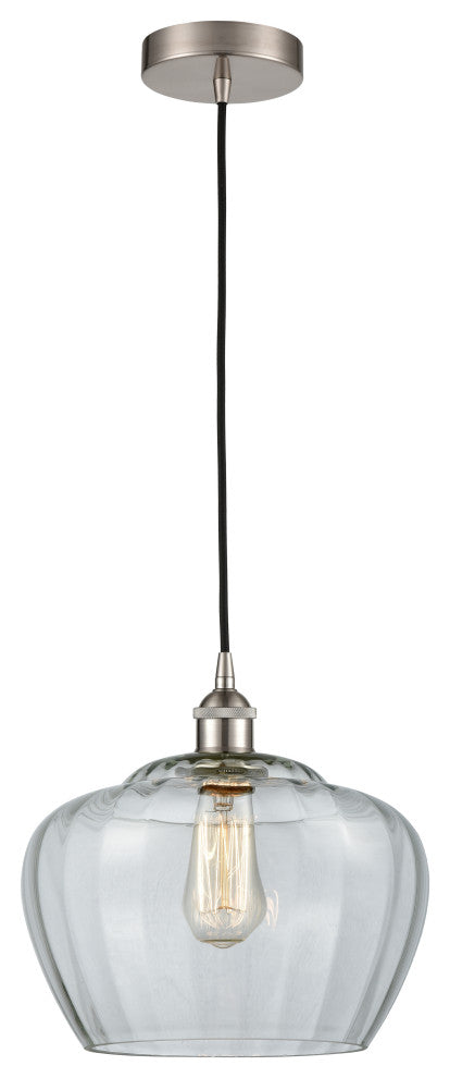 Innovations 616-1P-SN-G92-L Fenton 1 Light Mini Pendant, Brushed Satin Nickel
