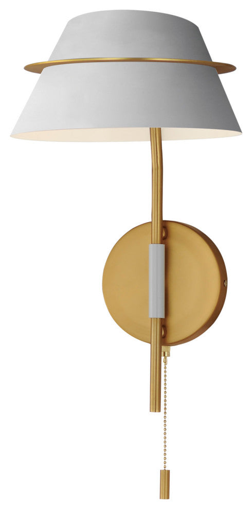 Maxim 25220 Lucas 16" Tall Wall Sconce - Natural Aged Brass