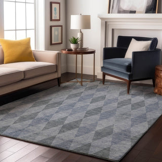 Premium Machine Washable Mayfield AMF561 Denim 8' x 10' Rug