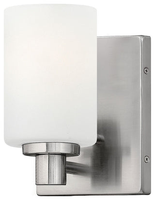 Hinkley Karlie Bathroom Vanity Light, Brushed Nickel, 1 Light