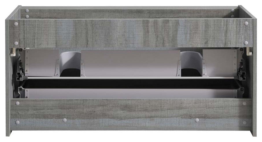 Fresca Catania 48" Ocean Gray Wall Hung Double Sink Cabinet