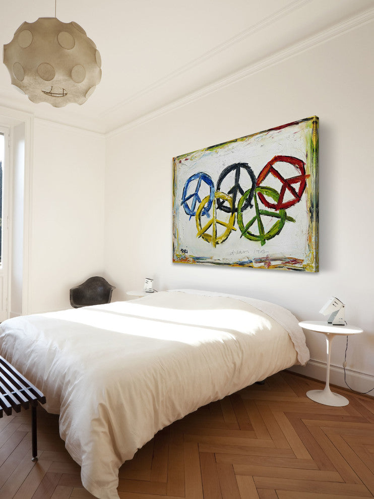 "Dream Big" Painting Print on Canvas by Tori Campisi