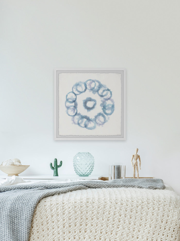 "Circle Beneath Circle" Framed Painting Print, 18"x18"