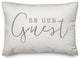 Be Our Guest Outdoor Lumbar Pillow