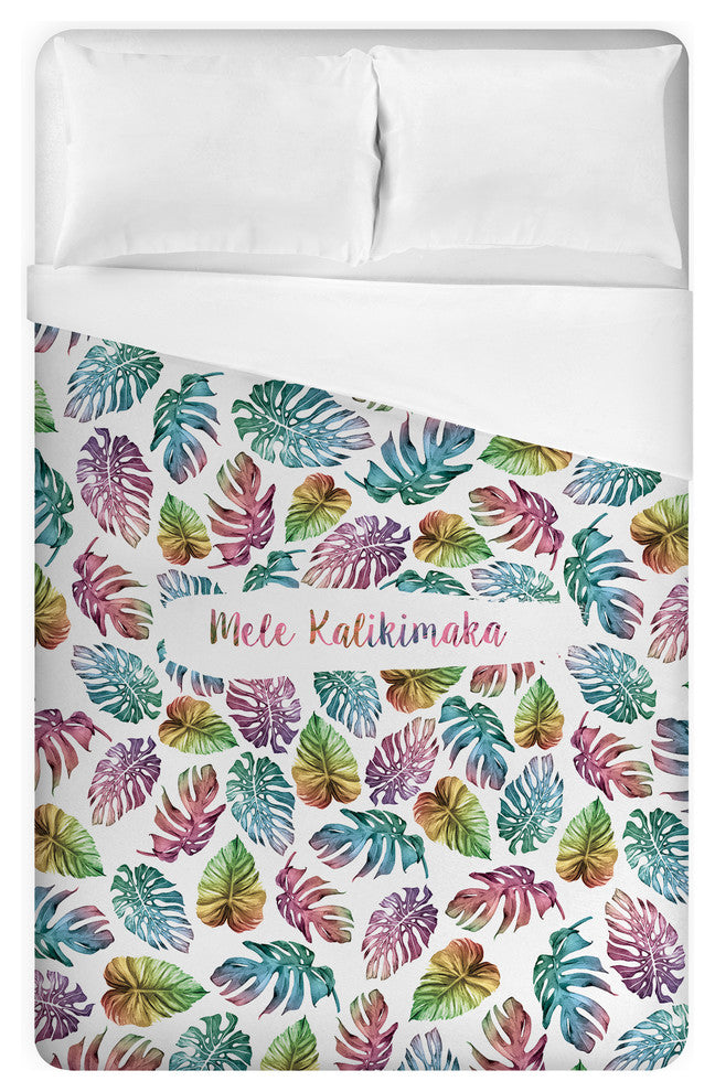 Tropical Christmas King Brushed Poly Duvet Cover