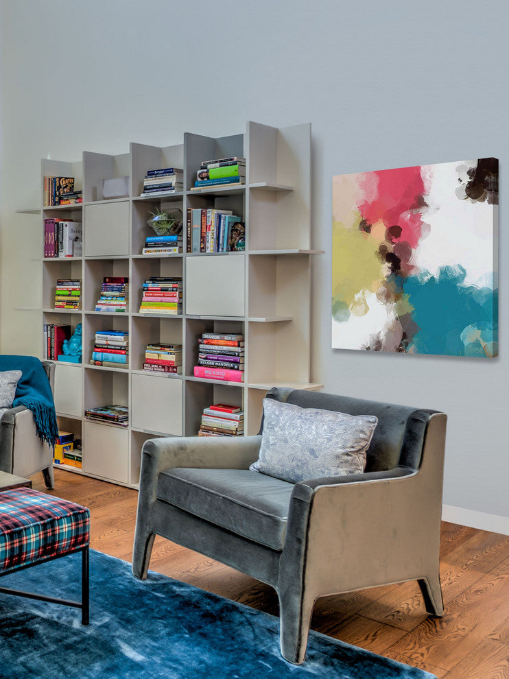 "Abstract Rhythms No 218" Painting Print on Canvas by Irena Orlov