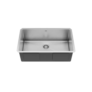 Karran 30" Undermount Large Single Bowl Stainless Steel Kitchen Sink Kit