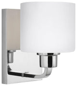 Generation Lighting 4128801 Canfield 8" Tall Bathroom Sconce - Chrome