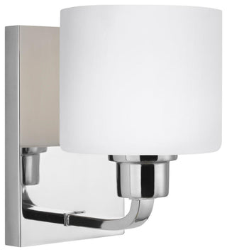 Generation Lighting 4128801 Canfield 8" Tall Bathroom Sconce - Chrome